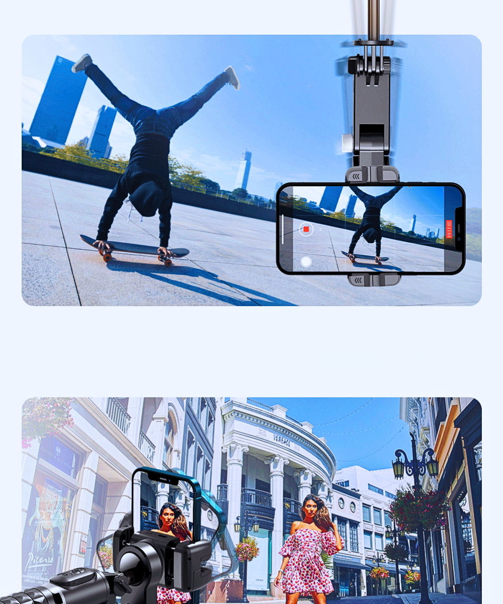 Smartphone stabilizer, cell phone stabilizer, Bluetooth