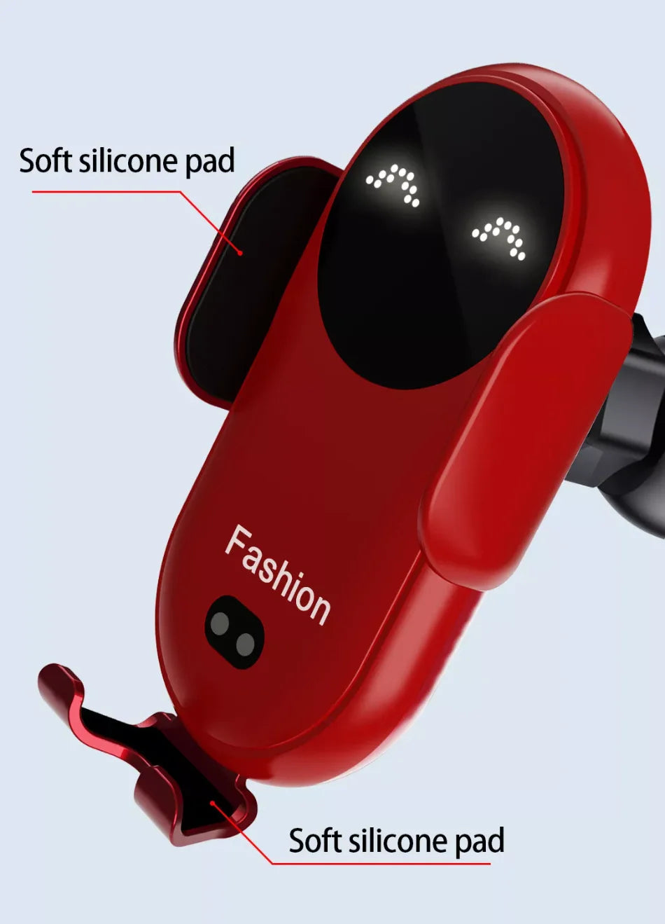 Car phone holder with charging function