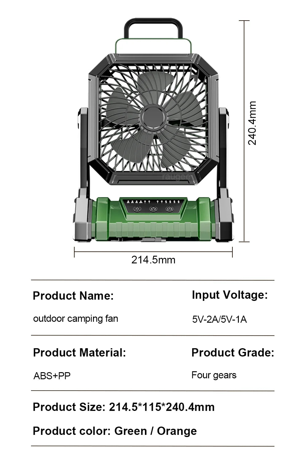 Multi-function Camping Fan