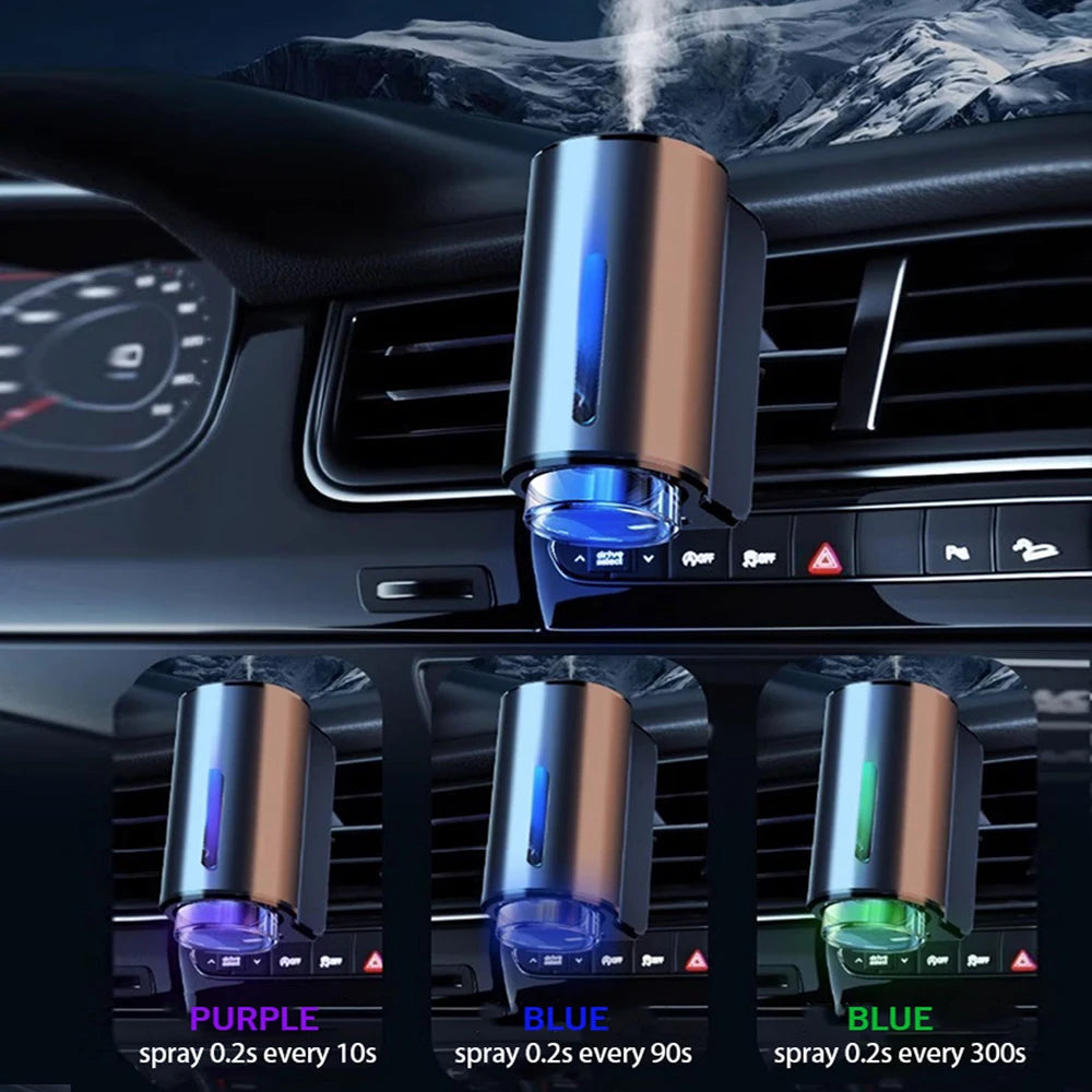 Car Electric Air Diffuser  Aroma Car Air Vent Humidifier Mist Aromatherapy Car Air Freshener For Removing Odors Car Accessories