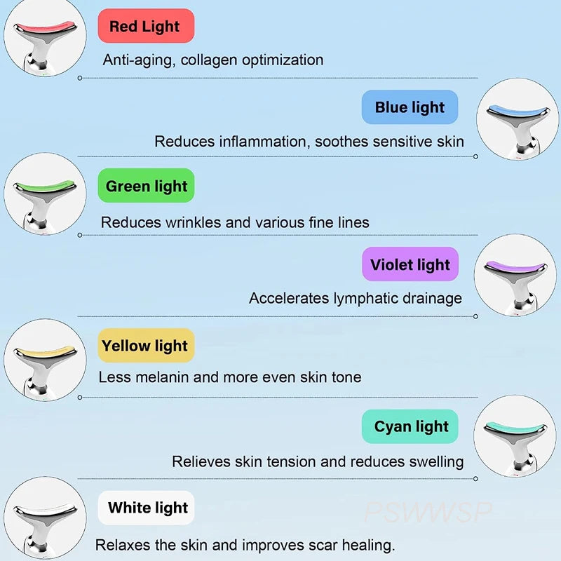 Facial massager against wrinkles