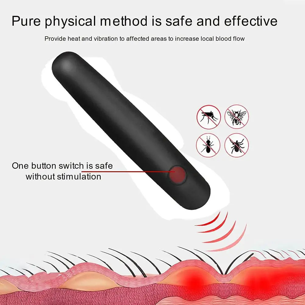 Insect bite healer, electronic anti-itch pen