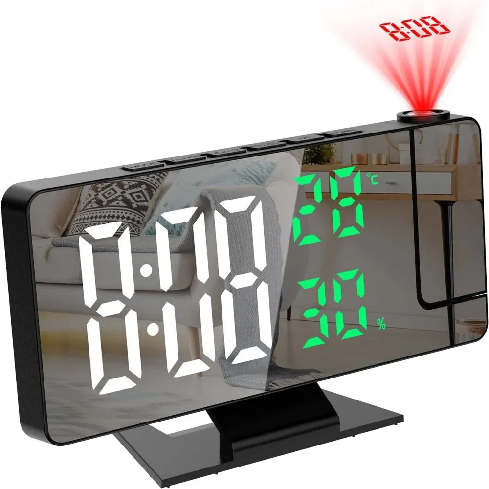 Projection alarm clock