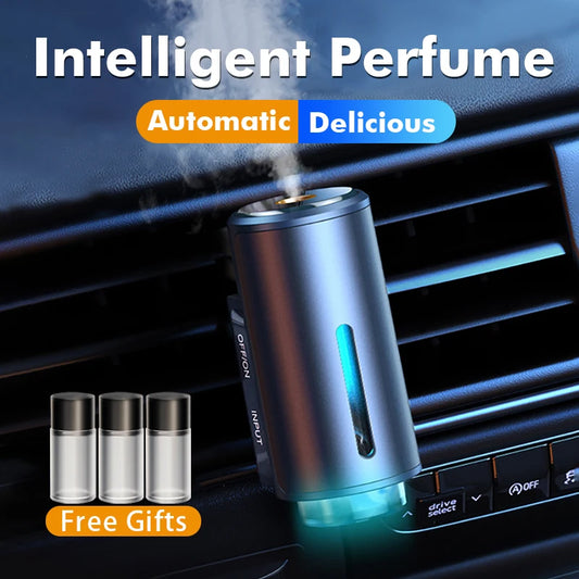 Car Electric Air Diffuser  Aroma Car Air Vent Humidifier Mist Aromatherapy Car Air Freshener For Removing Odors Car Accessories